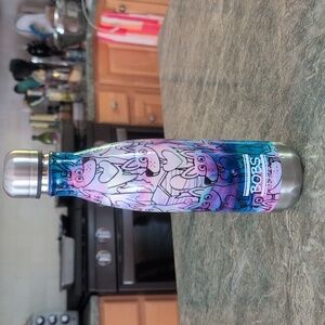 BOBS Colorful Dog Print Water Bottle